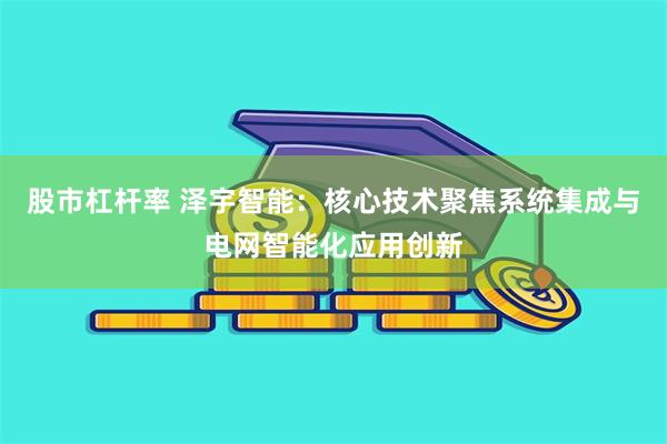 股市杠杆率 泽宇智能：核心技术聚焦系统集成与电网智能化应用创新