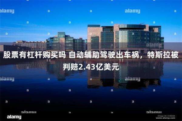 股票有杠杆购买吗 自动辅助驾驶出车祸，特斯拉被判赔2.43亿美元