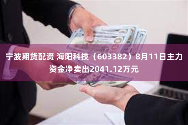 宁波期货配资 海阳科技（603382）8月11日主力资金净卖出2041.12万元