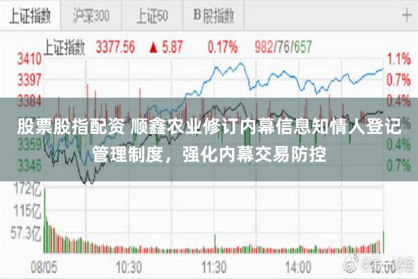 股票股指配资 顺鑫农业修订内幕信息知情人登记管理制度，强化内幕交易防控