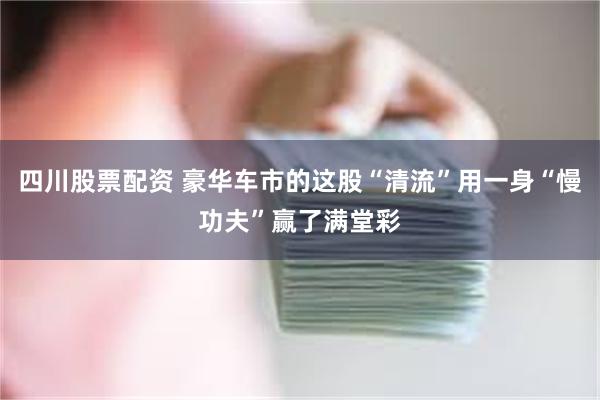四川股票配资 豪华车市的这股“清流”用一身“慢功夫”赢了满堂彩