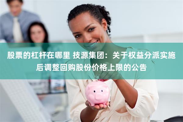 股票的杠杆在哪里 技源集团：关于权益分派实施后调整回购股份价格上限的公告